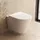 artiviana Allegro Wand-WC mit WC-Sitz Weiß