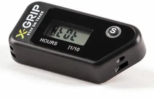 X-GRIP Vibrationsstundenzähler - Schwarz