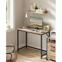 VASAGLE Schreibtisch 100 cm x 50 cm / Braun