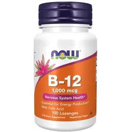 NOW Foods Vitamin B-12 Lutschtabletten 100 Stück