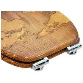 Sanilo WC-Sitz World Map, mit Absenkautomatik