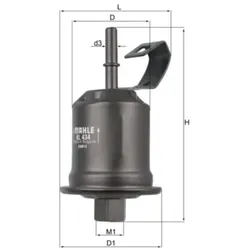 Kraftstofffilter MAHLE KL 434