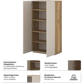 OTTO home Criss 70 x 130,5 x 34 cm beige / matt
