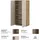 OTTO home Criss 70 x 130,5 x 34 cm beige / matt