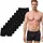 NUR DIE Cotton Stretch Retroshorts schwarz L 9er Pack