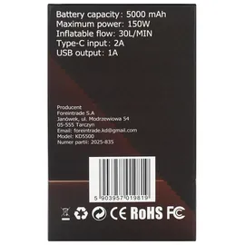 Import 5000mah Multifunktions-Akku-Kompressor