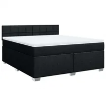 vidaXL Boxspringbett 180 x 200 cm Schwarz