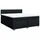 vidaXL Boxspringbett 180 x 200 cm Schwarz