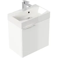 Posseik Badmöbel Cubi Slimline für Gäste-WC 50 cm SoftClose