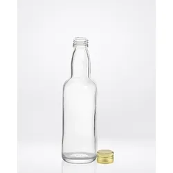 Espírito rebelde 20 Mini Glasflaschen 40 ml mit Goldverschluss & Box, Ideal für Geschenke, Hochzeit, Likör, Saucen