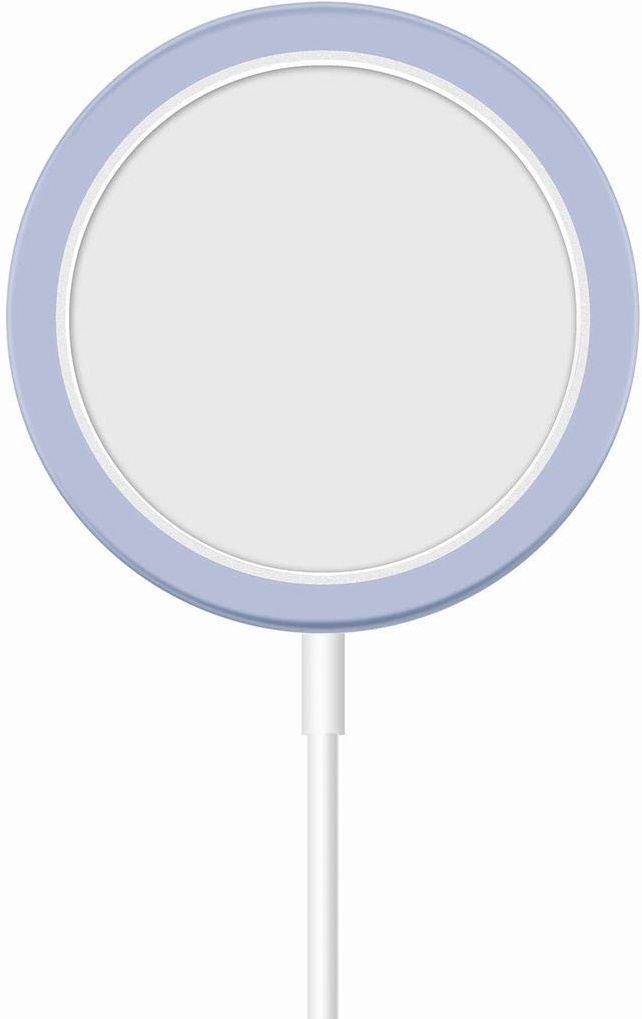 Drahtloses schnelles MagSafe magnetisches Ladegerät für Apple iPhone iPad AirPods Fall Full Body Case-Hellviolett