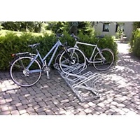 WSM Fahrradständer zweiseitig schräge Haltebügel Länge: 2100mm 12 Parkplätze