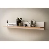 Home Affaire Salerno Hängeregal 180 x 20 x 20 cm Weiß mit Eiche