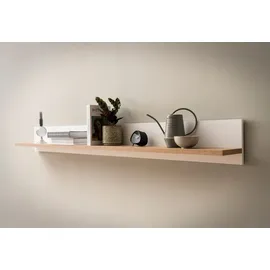 Home Affaire Salerno Hängeregal 180 x 20 x 20 cm Weiß mit Eiche