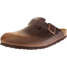 Birkenstock Boston Nubukleder geölt schmal habana 43