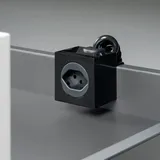 Neoro Möbelsteckdose mit Klemmbefestigung BT008 6 x 6