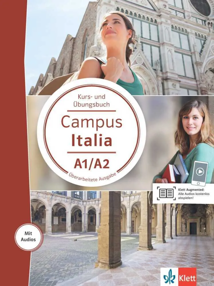 Campus Italia Kurs- Und Übungsbuch Italienisch A1/A2 Mit Audios Für Smartphone/Tablet  Kartoniert (TB)