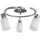 arte lamp Deckenlampe 3-flg. silber/weiß