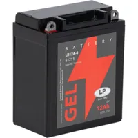Landport Batterie 12V 12Ah für Motorrad Startbatterie MG LB12A-4