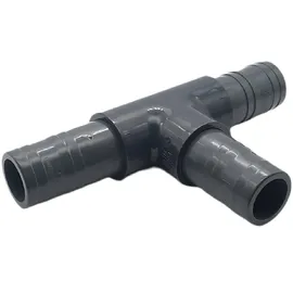 DeinSchlauch24 T-Stück 40 mm PVC grau