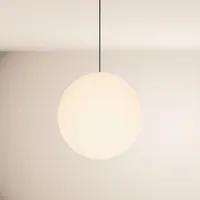 s.luce Orb 1-flg. Ø 40 cm rund weiß Glas