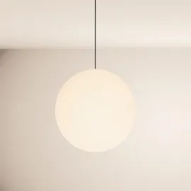 s.luce Orb 1-flg. Ø 40 cm rund weiß Glas
