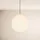 s.luce Orb 1-flg. Ø 40 cm rund weiß Glas