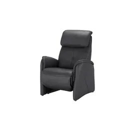 Hukla Relaxsessel Pierre Leder 88 x 117 x 87 cm Schwarz elektrisch