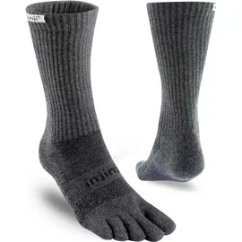 injinji Trail Midweight Crew Zehensocken 1 Paar Grau XL