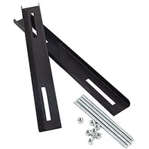 ARREGUI C-015 Befestigungskit für Briefkästen an Zäunen oder Toren, Schwarz