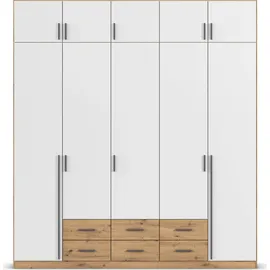 Rauch Wäscheschrank GAMMA 226 x 248 x 54 cm Eiche artisan/Alpinweiß