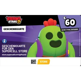 Supercell Brawl Stars Geschenkkarte 60 Euro