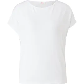 s.Oliver Fließendes Jersey-Shirt Weiß L