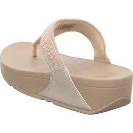 FitFlop Lulu Crystal Embellished Toe-Post Sandals, Latte beige 42 EU