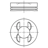 Mahle Kolben für Seat Audi VW Skoda 028 PI