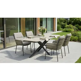 LC Garden Como Gartenstuhl 59 x 71 x 86 cm beige/anthrazit 1 St.