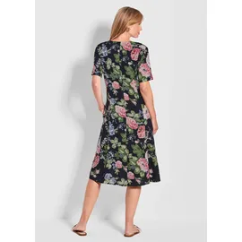 GOLDNER Sommerkleid Floral Blau 40