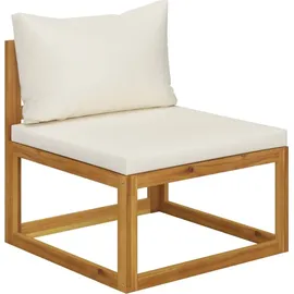 vidaXL Garten-Lounge-Set 7-tlg. creme Akazie