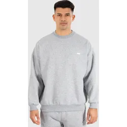 Herren Sweatshirt Kade Grau Melange asphaltgrau S