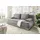 ed exciting design Schlafsofa Polyester 2-Sitzer Dunkelgrau