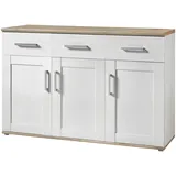 HBZ Sideboard Romance 140 x 88 x 45 cm Sibiu Lärche/San Remo hell