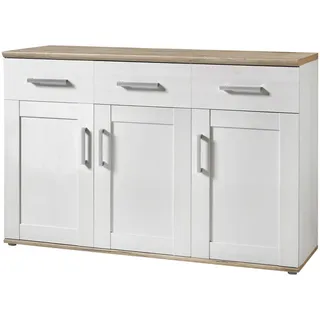 HBZ Sideboard Romance 140 x 88 x 45 cm Sibiu Lärche/San Remo hell