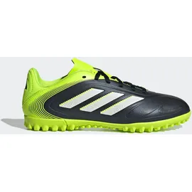 adidas COPA Pure III Club Turf Football Boots Kids, Core Black/Cloud White/Lucid Lemon, 33 EU
