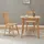 [en.casa] Esszimmerstuhl Karmoy Holz Natur 2er Set