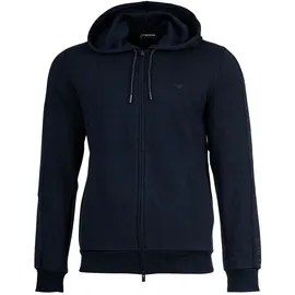 Emporio Armani Basic Terry Reißverschlusspullover - Navy - 2XL