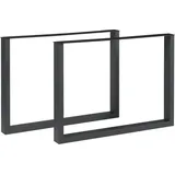 [en.casa] Tischgestell 2er Set 72 x 100 cm