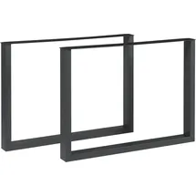 [en.casa] Tischgestell 2er Set 72 x 100 cm