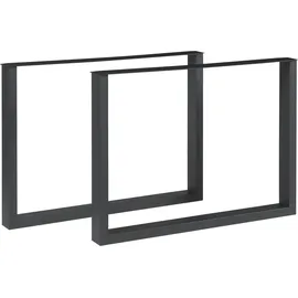 [en.casa] Tischgestell 2er Set 72 x 100 cm