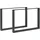 [en.casa] Tischgestell 2er Set 72 x 100 cm