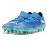 Puma Future 7 Match MxSG Soccer Shoe, Bluemazing White-Electric Peppermint, 43